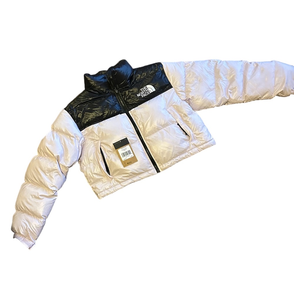 Cropped North Face Puffer